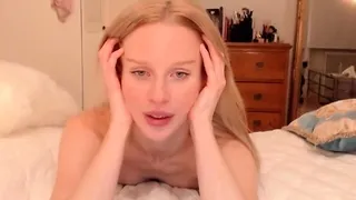 Cute Blonde Babe Solo Masturbation