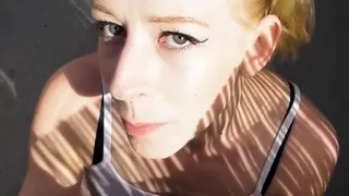 MyDirtyHobby - Outdoor blowjob from cheating blonde babe POV