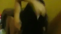 Amateur couple fuck in public cabin