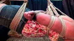 Bound bdsm fetish slave slut ass fucked by master