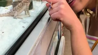 Petite Teen Khloe Kapri Exposed in Public Sucking Cock POV