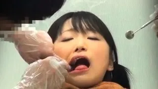 Japanese in school uniform takes her turn riding cock