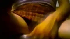 Mom on webcam while her baby cries