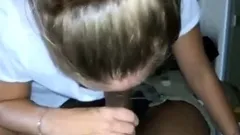 Buxom Milf With A Fabulous Butt Jumps On Top Of A Black Pole