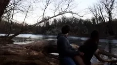 Cute Girlfriend Sex Outside