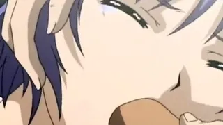 Pretty girl lose her virginity in a gangbang - Anime Hentai