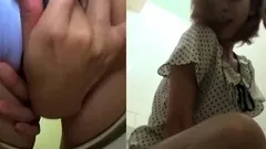 Asian schoolgirl voyeur masturbation