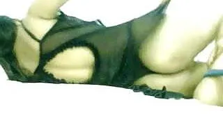 Desi wife wearing g-string fondled by hubby 