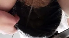 PUBLIC pretty teen girl public gangbang sex in a car