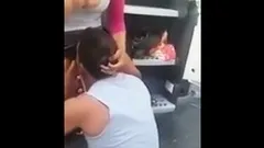 Bulgarian truck driver licks romanian chick