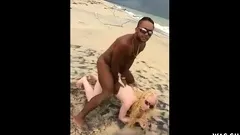 Threesome on the beach