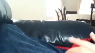 Shy teen makes a selfie