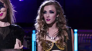 Kinky lesbian foursome sex with attractive girls after the concert