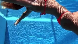 Mary Kalisy Russian babe in the swimming pool