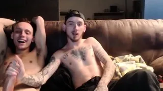 Hot and horny gay twinks suck their big cocks