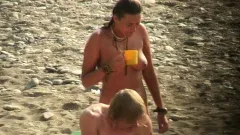 Hairy pussy milfs beach voyeur video hd