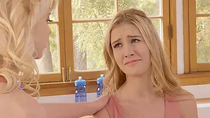 Hot ass girls decide to have lesbian threesome sex on the bed