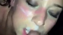 amateur white girl ass to mouth cum on face from BBC