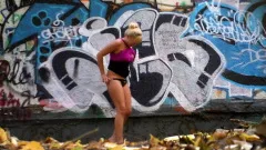 Naughty teen has a voyeur fetish