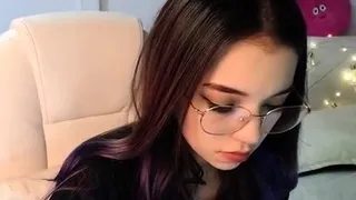 Brunette fucking in uniform and latex lingerie