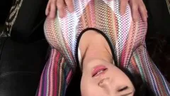Big boobs japanese touching herself