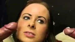 Amateur British Bukkake Model