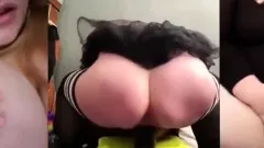 Split screen compilation 1: Hot amateur women playing