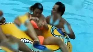 Asian with big scoops and great a-hole gets banged outdoors