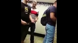 Public toilet jerk off