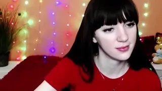 Amateur posing in bra on webcam