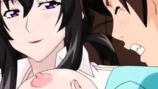 Busty anime mom fucks a schoolboy gamer - Uncensored Scene