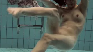 Loris Licicia super hot underwater swimming naked