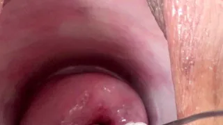 Cervix fucking playing inserting a japanese vibrator