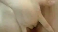 Girl squirts and licks her fingers