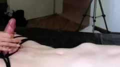 edged cumshot half ruined with after cum torture