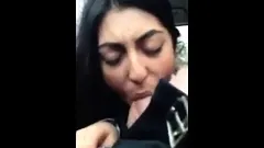 Syrian Girl sucks white mans cock