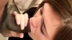 Interracial couple swallow compilation