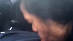 Amateur Asian car suck and swallow