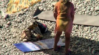 Voyeur on public beach sex