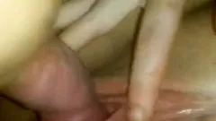 stranger cums on wife's  pussy