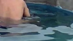 Homemade Anal : sex underwater with Playful babe