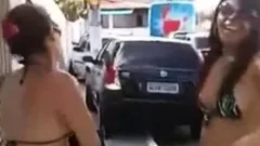 2 Great Latin Milfs Thong Bikini Asses