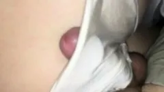 Panty assjob till cum