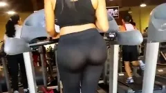 big booty at gym