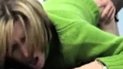 Blonde office fuck