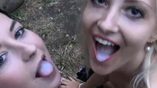 german foursome groupsex friends outdoor teen