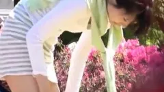 young wife ups in public