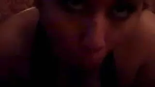 she sucks a big black cock