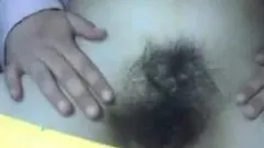 Chubby hairy teen flashes on cam