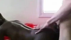 amateur interracial couple make hot sex on webcam